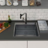 Кухонная мойка Roxen Simple 560220-55B графит Кухонная мойка Roxen Simple 560220-55B графит