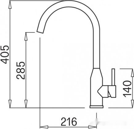 Смеситель Elleci Adige G48 Cemento