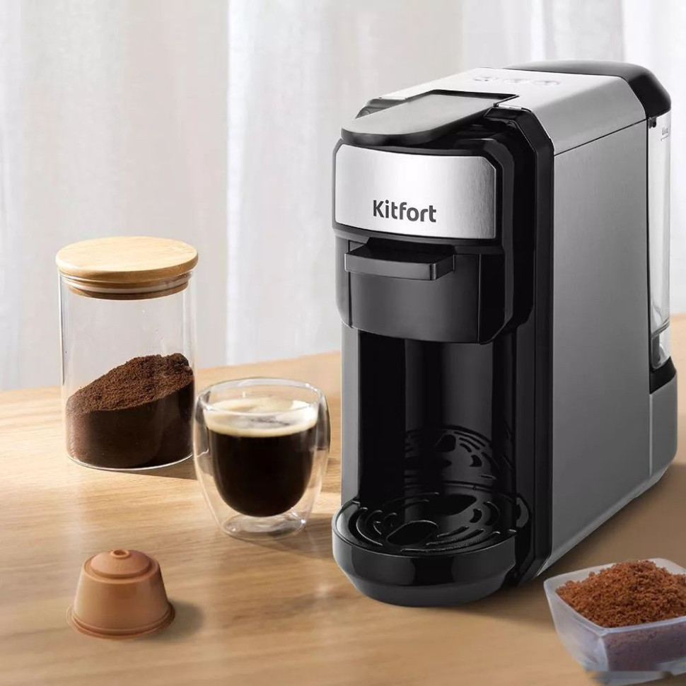 Капсульная кофеварка Kitfort KT-7192 Капсульная кофеварка Kitfort KT-7192