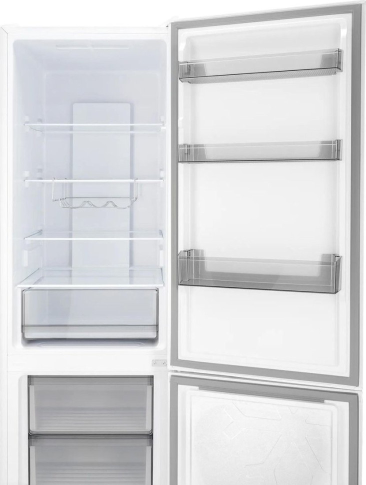 Холодильник Hyundai CC35083F (белое стекло) Холодильник Hyundai CC35083F (белое стекло)