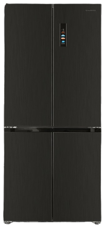 Четырёхдверный холодильник Maunfeld MFF190NFDSB