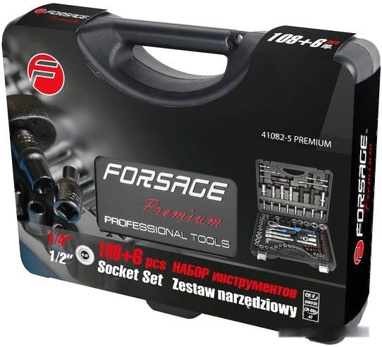 Универсальный набор инструментов Forsage F-41082-5 PREMIUM (114 предметов) Универсальный набор инструментов Forsage F-41082-5 PREMIUM (114 предметов)