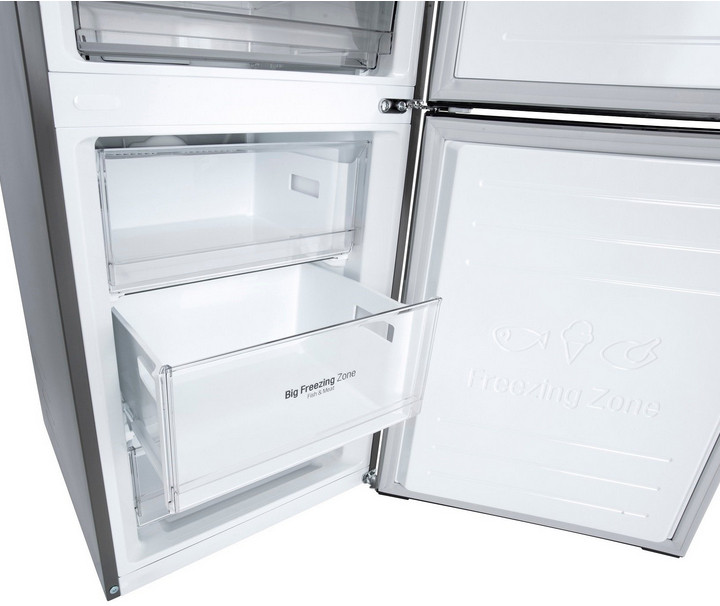 Холодильник с морозильником LG GW-B509CLZM