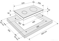 Варочная панель Krona Magier 30 BL 2BTK
