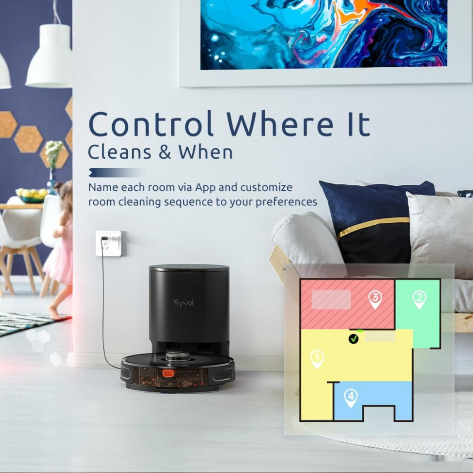 Робот-пылесос Kyvol Cybovac S31 LDS (черный) Робот-пылесос Kyvol Cybovac S31 LDS (черный)