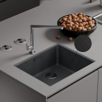 Кухонная мойка Roxen Uno 560210-54BS