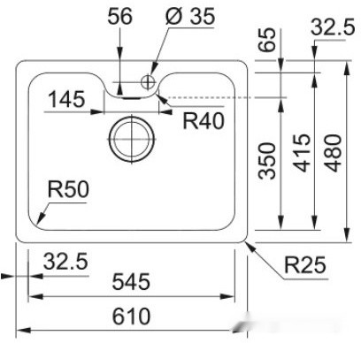 Кухонная мойка Franke Bell BCX 110-55 TL 122.0689.806 Кухонная мойка Franke Bell BCX 110-55 TL 122.0689.806