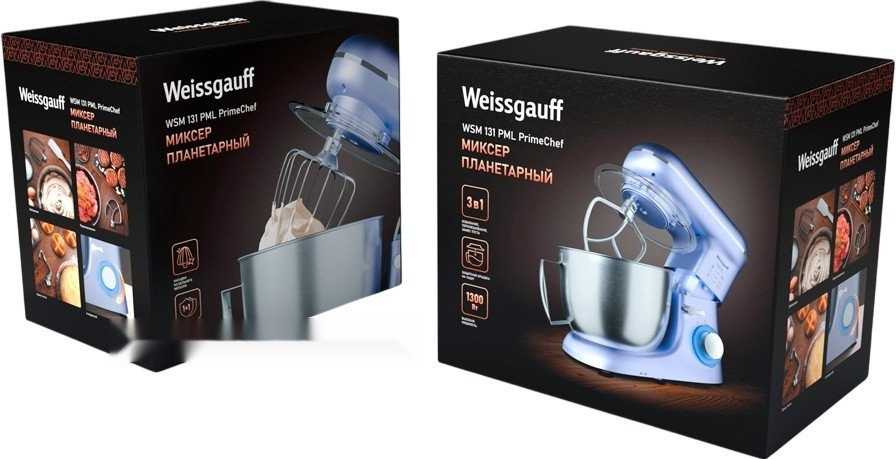 Кухонный комбайн Weissgauff WSM 131 PML Prime Chef Кухонный комбайн Weissgauff WSM 131 PML Prime Chef