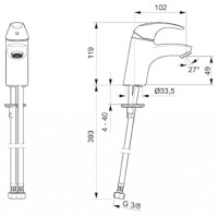 Смеситель Oras Polara 1411F