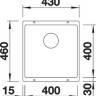 Кухонная мойка Blanco Subline 400-U кофе Кухонная мойка Blanco Subline 400-U кофе