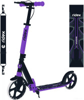 Самокат Ridex Sigma (черный/фиолетовый)