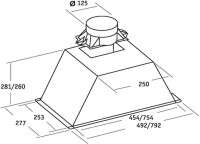 Вытяжка CATA GT Plus 75 inox