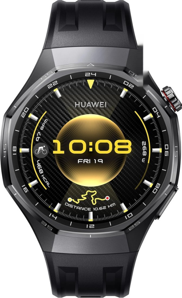 Умные часы Huawei Watch GT 6 Pro 46 мм (черный, с черным силиконовым ремешком, международная версия) Умные часы Huawei Watch GT 6 Pro 46 мм (черный, с черным силиконовым ремешком, международная версия)