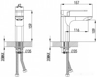 Смеситель IDDIS Slide SLIBL00i01 (черный)