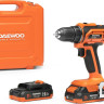 Дрель-шуруповерт Daewoo Power DAA 2122Li Set (с 2-мя АКБ, кейс)