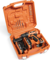 Дрель-шуруповерт Daewoo Power DAA 2122Li Set (с 2-мя АКБ, кейс)