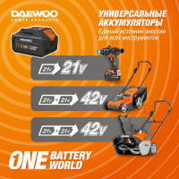 Дрель-шуруповерт Daewoo Power DAA 2122Li Set (с 2-мя АКБ, кейс)