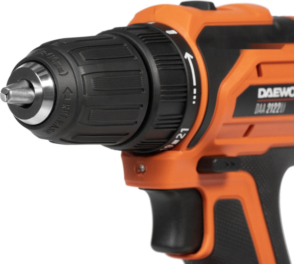 Дрель-шуруповерт Daewoo Power DAA 2122Li Set (с 2-мя АКБ, кейс)