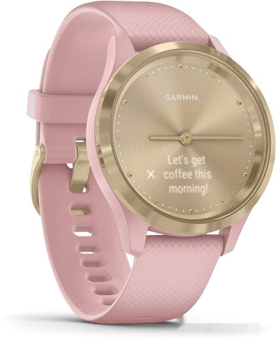 Гибридные умные часы Garmin Vivomove 3S (золотистый/розовый)