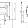 Радиальный вентилятор Bahcivan BMFX 150/2V