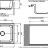 Кухонная мойка GranFest GF-S615K (белый)