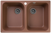 Кухонная мойка GranFest QUARZ Z-15 (терракот)