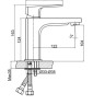 Умывальник Cersanit Moduo 80 S-UM-MOD80/1 + 63055