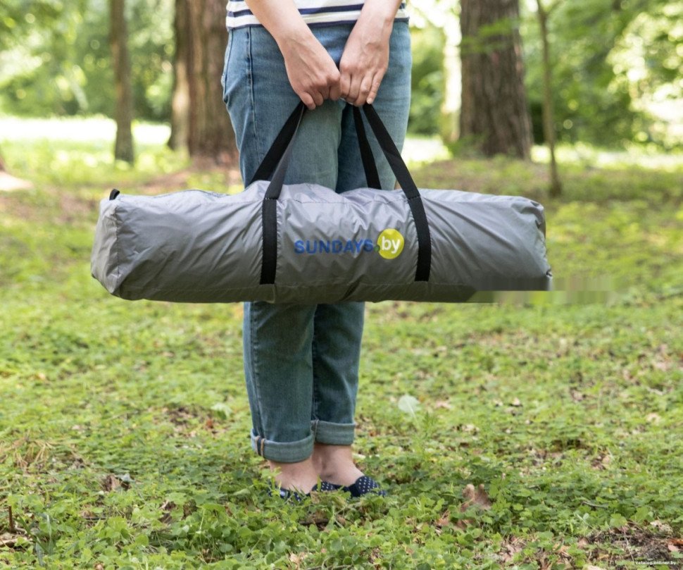 Палатка Sundays ZC-TT036-3P v2 (темно-серый/желтый) Палатка Sundays ZC-TT036-3P v2 (темно-серый/желтый)