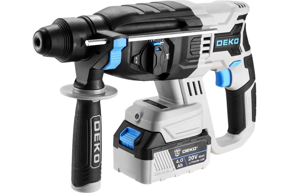 Перфоратор Deko ZKCH20 084-1042 (с 2-мя АКБ, кейс)