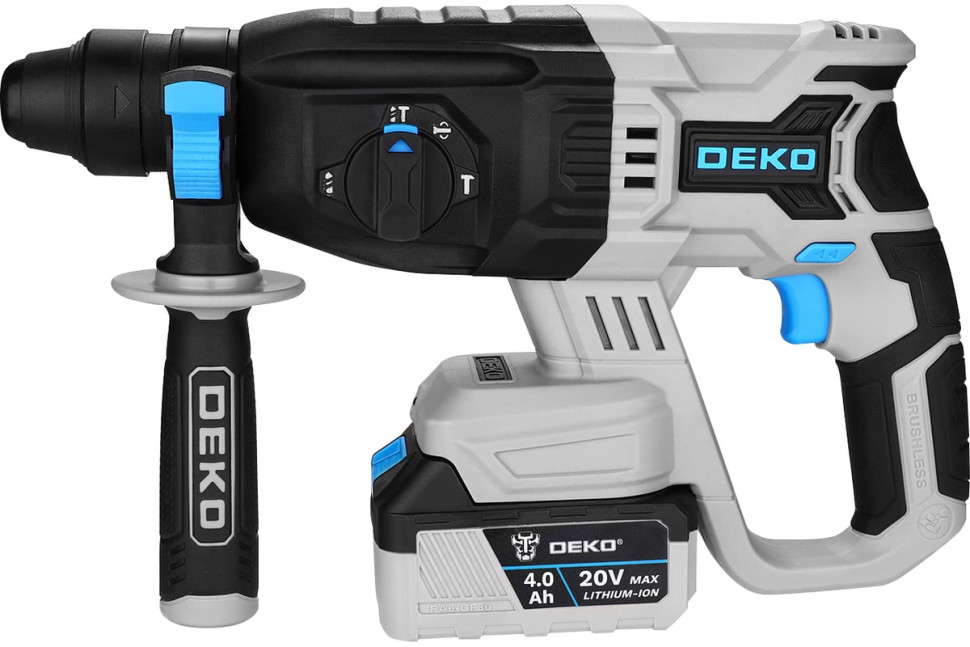 Перфоратор Deko ZKCH20 084-1042 (с 2-мя АКБ, кейс)