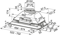 Вытяжка Franke FBI 705 XS 305.0599.508