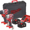 Milwaukee M18 CBLPP2B-402C 4933464593 (шуруповерт, винтоверт, 2 АКБ, кейс) Milwaukee M18 CBLPP2B-402C 4933464593 (шуруповерт, винтоверт, 2 АКБ, кейс)