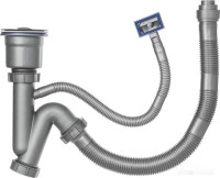 Кухонная мойка Saniteco 6050 (с сифоном, дозатором и коландером)