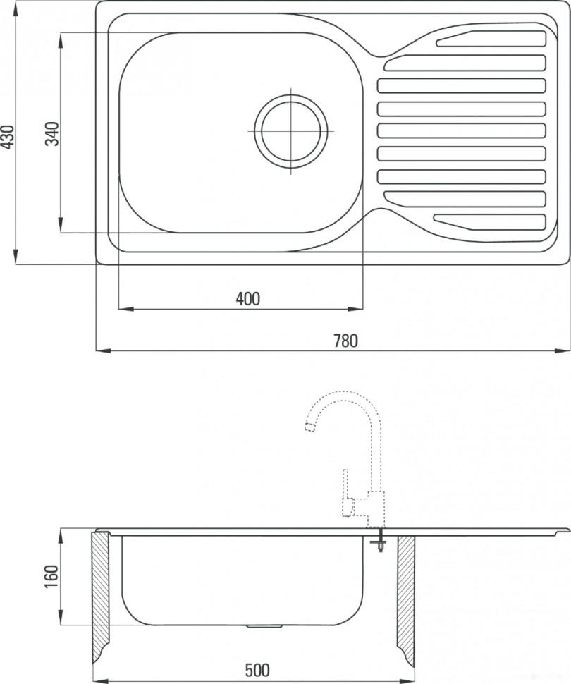 Кухонная мойка Deante Doppio ZEN 0113 (сатин)