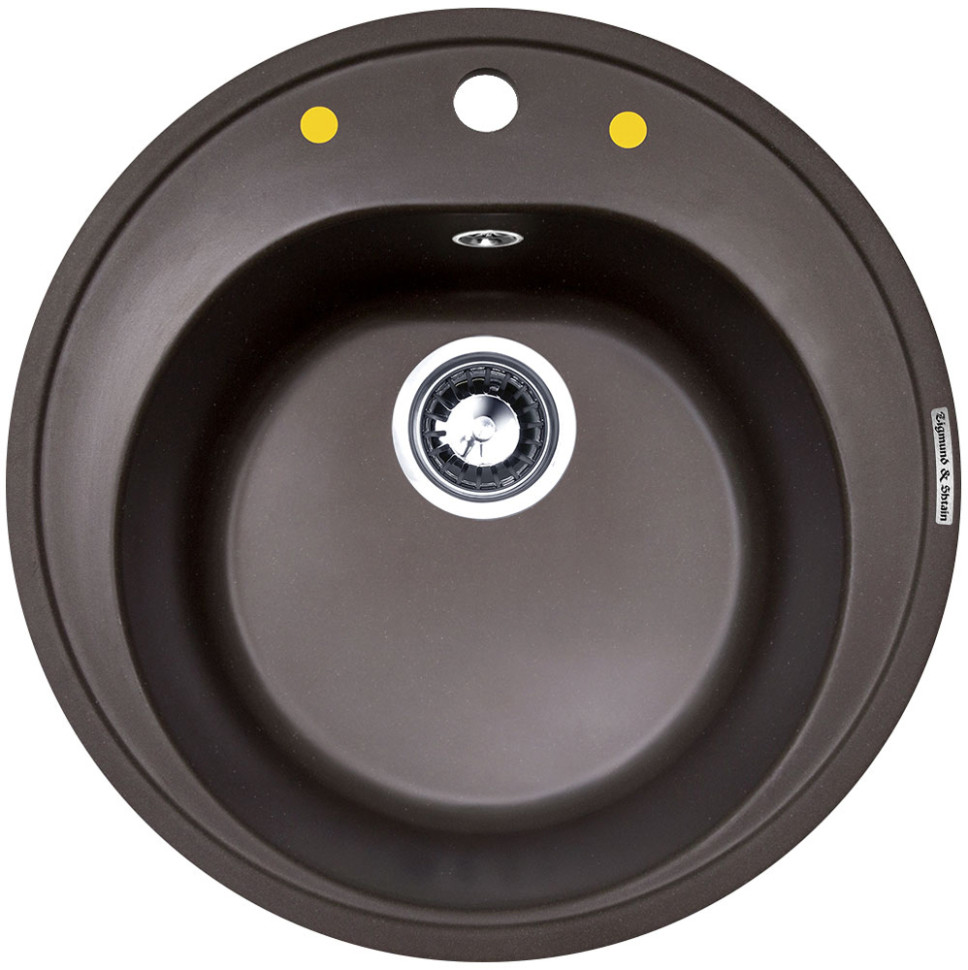 Кухонная мойка Zigmund & Shtain KREIS 505 (Швейцарский шоколад)