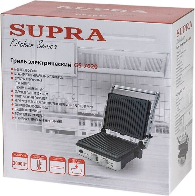 Электрогриль Supra GS-7620 Электрогриль Supra GS-7620