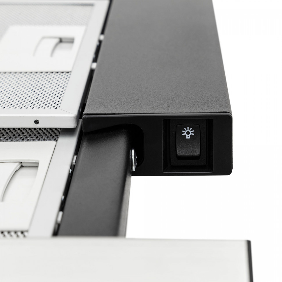 Вытяжка Krona Kamilla Slim 600 Black/inox (1 мотор)