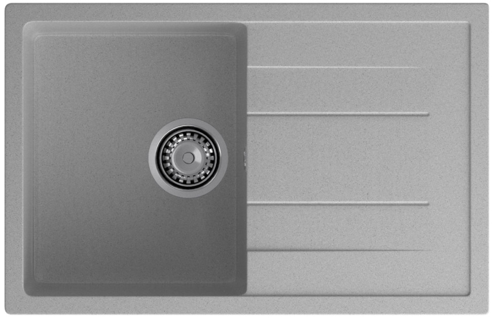 Кухонная мойка GranFest Quadro GF-Q780L (серый)