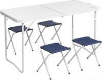 Стол со стульями Premier Fishing T-PR-FS-60x120+4-1