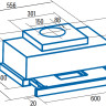 Вытяжка CATA TFH 6630 X 02010300 Вытяжка CATA TFH 6630 X 02010300