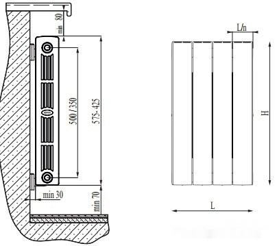 Радиатор Rifar SUPReMO 500 (12 секций) Радиатор Rifar SUPReMO 500 (12 секций)