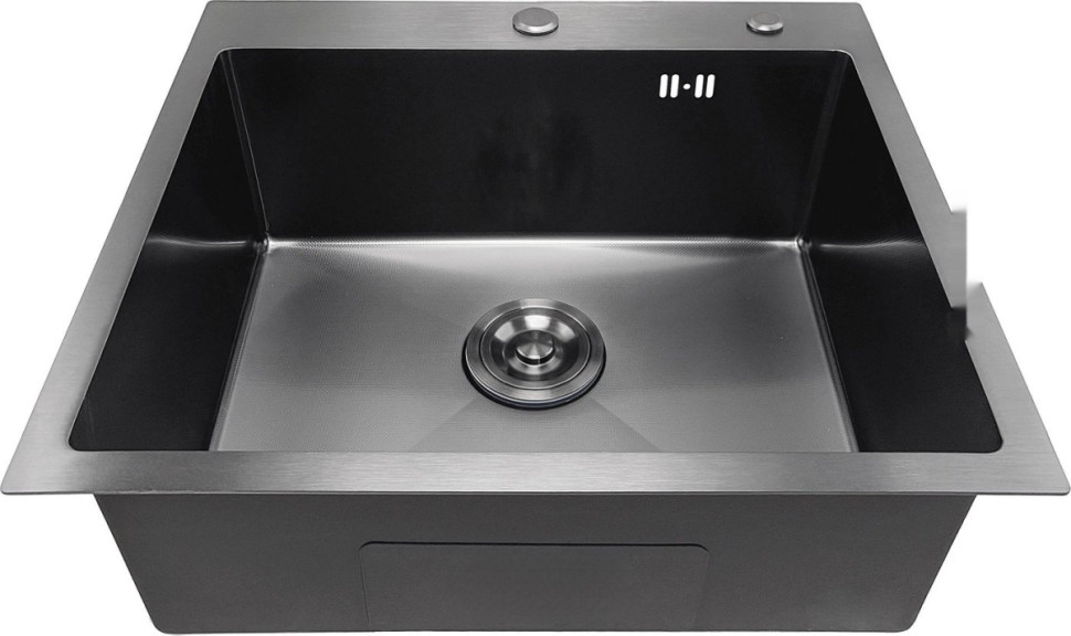 Кухонная мойка Asteria A5550NB-D1 (черный декор) Кухонная мойка Asteria A5550NB-D1 (черный декор)