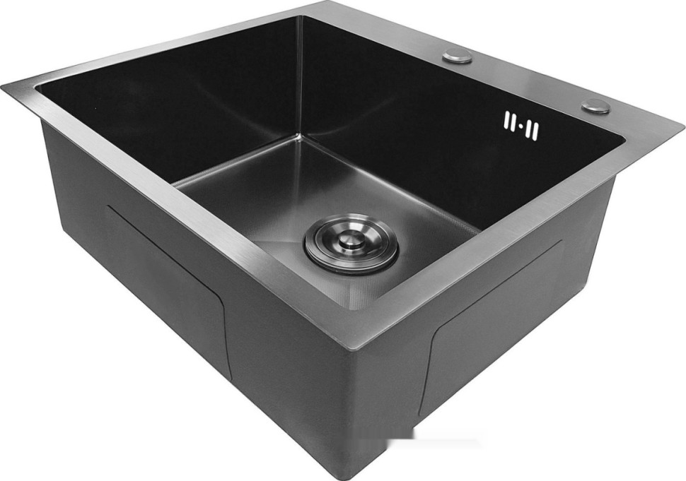 Кухонная мойка Asteria A5550NB-D1 (черный декор) Кухонная мойка Asteria A5550NB-D1 (черный декор)