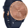 Гибридные умные часы Garmin Vivomove 3S (розовое золото/темно-синий)