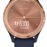 Гибридные умные часы Garmin Vivomove 3S (розовое золото/темно-синий)