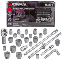 Набор трещотка с головками Forsage F-68262-9 (26 предметов)
