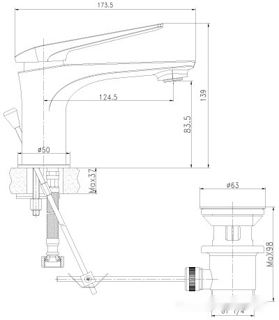 Смеситель Lemark Allegro LM5906CW