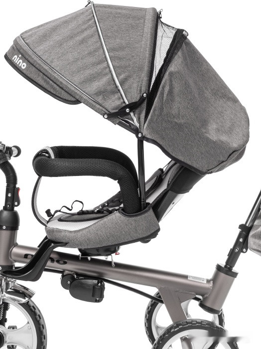 Детский велосипед Nino Optima (серый)