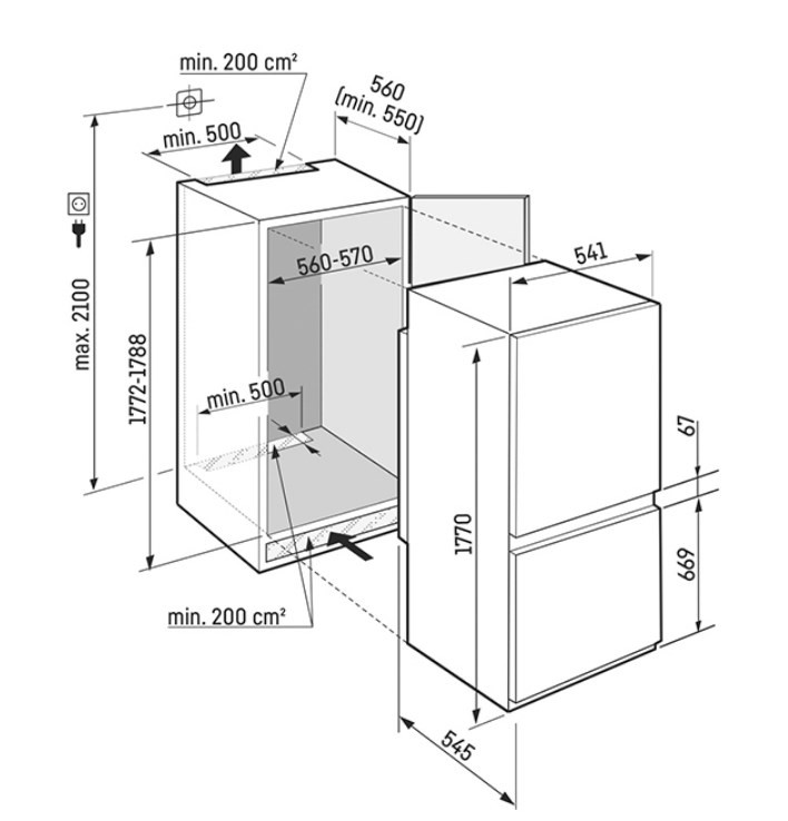Холодильник Liebherr ICBNSd 5123 Plus BioFresh NoFrost Холодильник Liebherr ICBNSd 5123 Plus BioFresh NoFrost