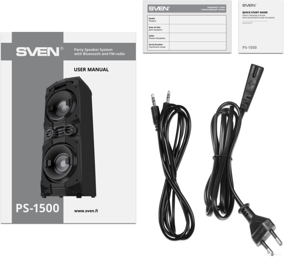 Колонка для вечеринок Sven PS-1500 Колонка для вечеринок Sven PS-1500